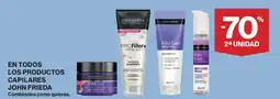 Hipercor John Frieda E todos los productos capilares oferta