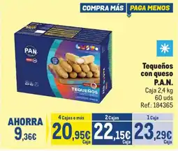 Makro P.A.N. tequeños con queso oferta