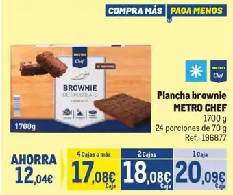 Metro Chef plancha brownie