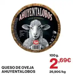 Hipercor Ahuyentalobos queso de oveja oferta