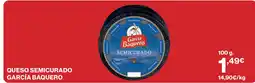 Hipercor García Baquero queso semicurado oferta