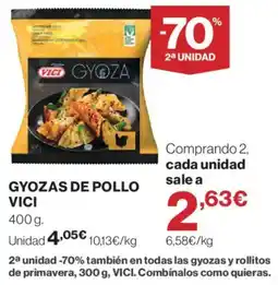 Hipercor Vici gyoza de pollo oferta