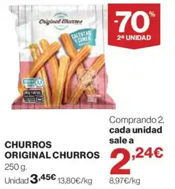 Hipercor Original Churros churros oferta