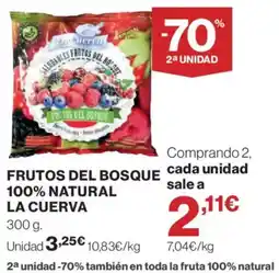 Hipercor La Cuerva frutos del bosque oferta