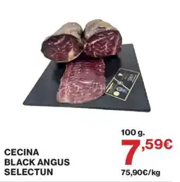 Hipercor Cecina black angus selectun oferta