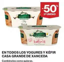Hipercor Casa Grande de Xanceda en todos los yogures y kéfir oferta
