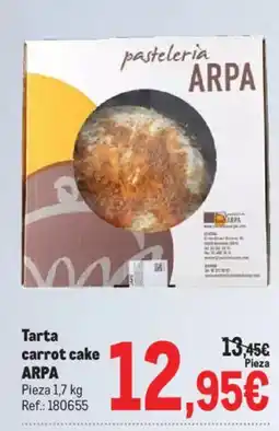 Makro arpa tarta carrot cake oferta