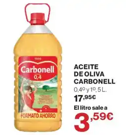 Hipercor Aceite de oliva carbonell oferta
