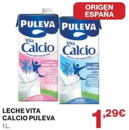 Hipercor Puleva leche vita calcio oferta