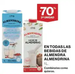 Hipercor Almendrina leche de almendras oferta