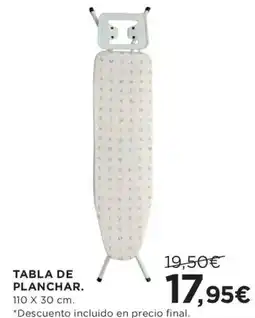Hipercor tabla de planchar oferta