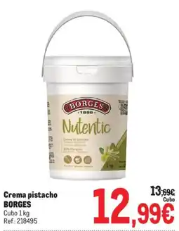 Makro Borges crema pistacho oferta