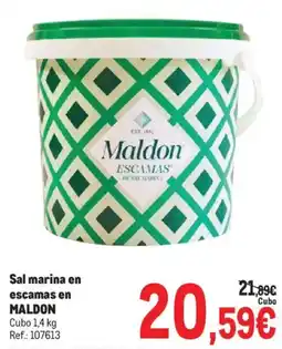 Makro Maldon sal marina en escamas oferta