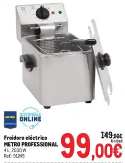 Makro Metro Professional freidora eléctrica oferta