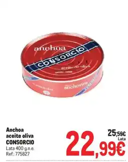 Makro Anchoa aceite oliva CONSORCIO oferta