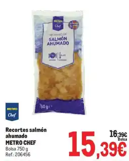 Makro Metro Chef recortes salmón ahumado oferta