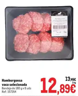 Makro Hamburguesa vaca seleccionada oferta