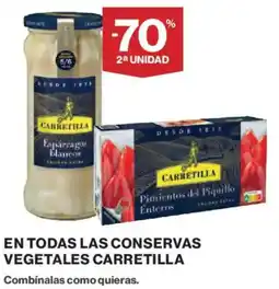 Hipercor Carretilla conservas vegetales oferta