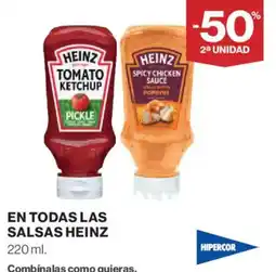 Hipercor Heinz salsas oferta