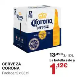 Hipercor Cerveza corona oferta