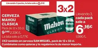 Mahou cerveza clásica