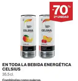 Hipercor Celsius la bebida energetica oferta