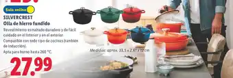 Silvercrest olla de hierro fundido