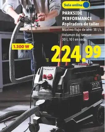 Parkside Performance Aspiradora de taller