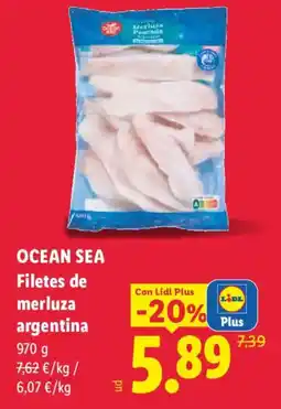 Lidl Ocean Sea filetes de merluza argentina oferta