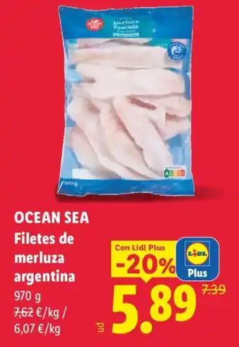 Ocean Sea filetes de merluza argentina