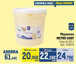 Makro Metro Chef mayonesa oferta