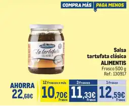 Makro Alimentis salsa tartufata clàssica oferta