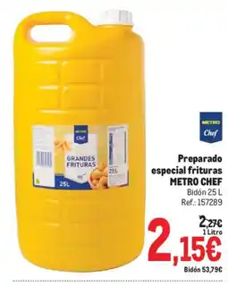 Makro Metro Chef preparado especial frituras oferta