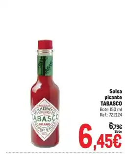 Makro Tabasco salsa picante oferta