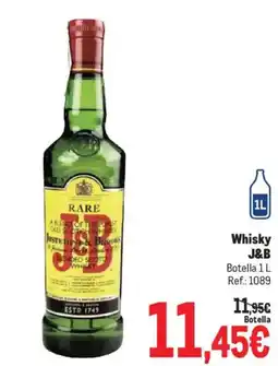 Makro Whisky J&B oferta