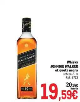 Makro Johnnie Walker whisky etiqueta negra oferta