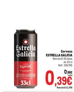 Makro Estrella Galicia Cerveza Especial oferta