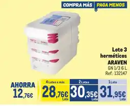 Makro araven herméticos oferta