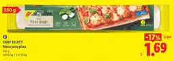 Lidl Chef Select Masa para pizza oferta