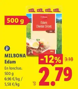 Lidl Milbona edam oferta
