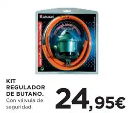 Hipercor Artapack kit regulador de butano oferta
