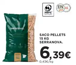 Hipercor Serranova saco pellets oferta