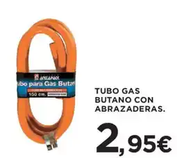 Hipercor Antzapack tubo para gas butano oferta