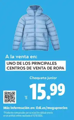 Lidl Chaqueta junior oferta