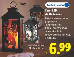Lidl Farol LED de Halloween oferta