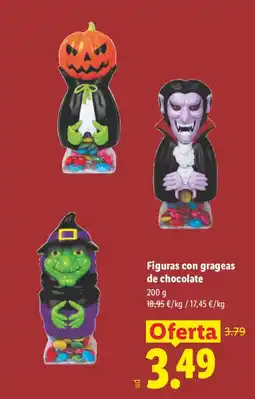 Lidl Figuras con grageas de chocolate oferta