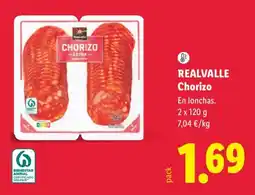 Lidl Realvalle chorizo oferta