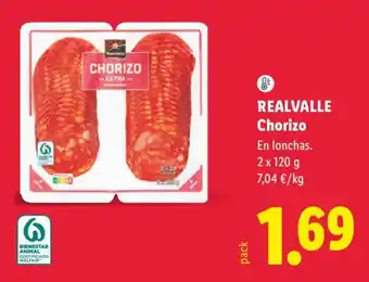 Lidl Realvalle chorizo oferta