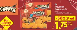 Lidl Halloween Nuggets de pollo oferta