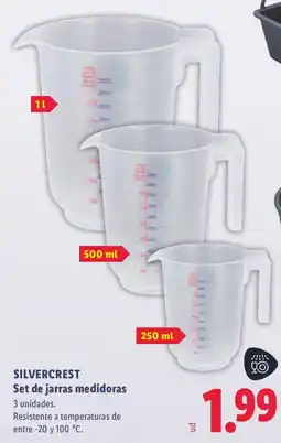Lidl Silvercrest set de jarras medidoras oferta